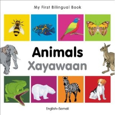 My First Bilingual Book of Animals in Somali & English (Board book)