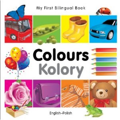 My First Bilingual Book of Colors in Polish & English / Mau Sac (Board Book)