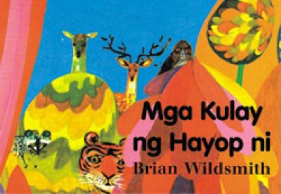 ANIMAL COLORS Board Book in Tagalog