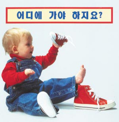 WHERE DOES IT GO? board book in Korean only