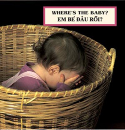 WHERE'S THE BABY? board book in Vietnamese & English