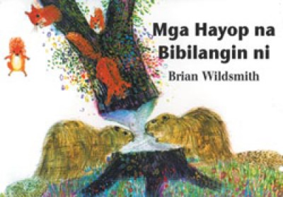 BRIAN WILDSMITH'S ANIMALS TO COUNT in Tagalog only board book