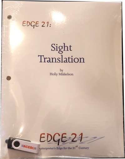 Edge 21: Sight Translation