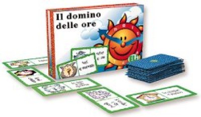 Il Domino Delle Ore Game - Italian Game for Kids, Classrooms