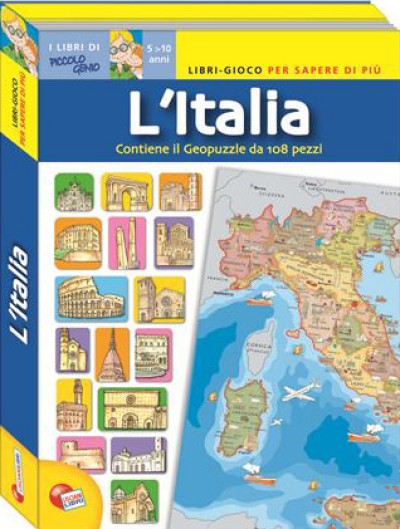 L'Italia Puzzle Game - Italian Puzzle Game for Kids, Classrooms