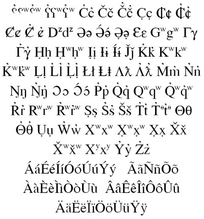 LaserSalish for Windows (with 5 fonts)