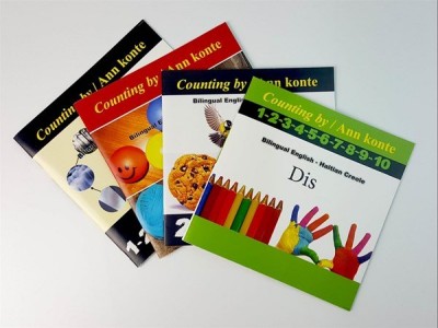 An n konte (Counting...) set of 4 books by Heurtelou Maude in French