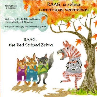 aag the Red Striped Zebra in Portuguese & English (PB)