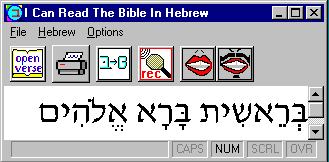I Can Read the Bible in Hebrew (CD)