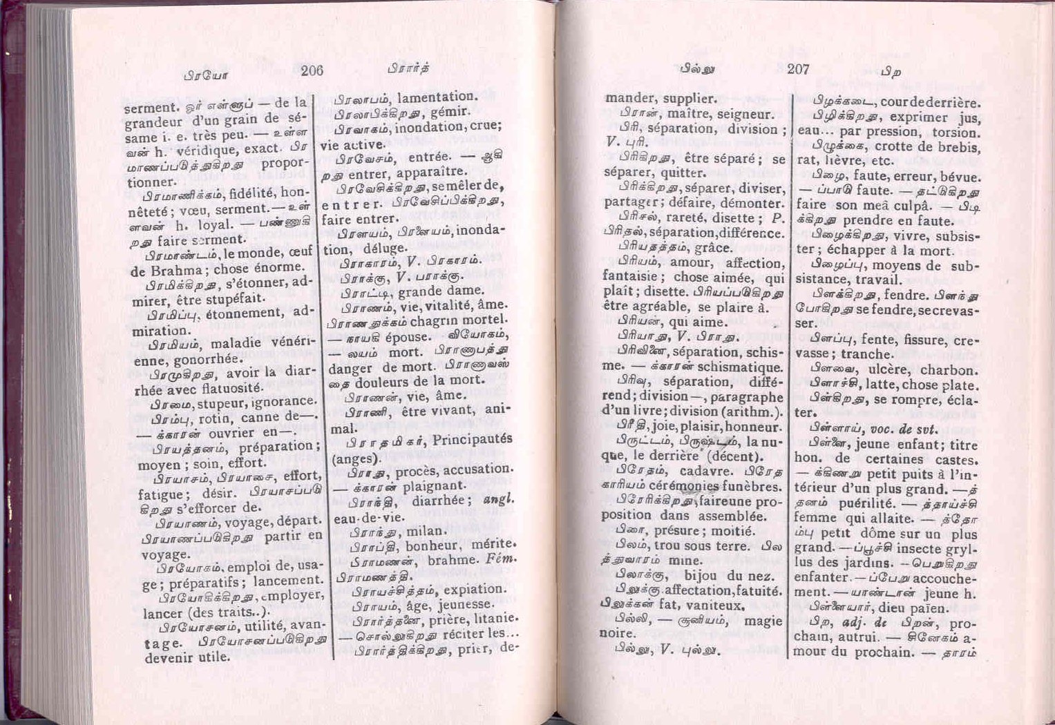 Vocabulaire Tamoul-Francais / Tamil-French Vocabulary by Lap M.A. (Hardcover)